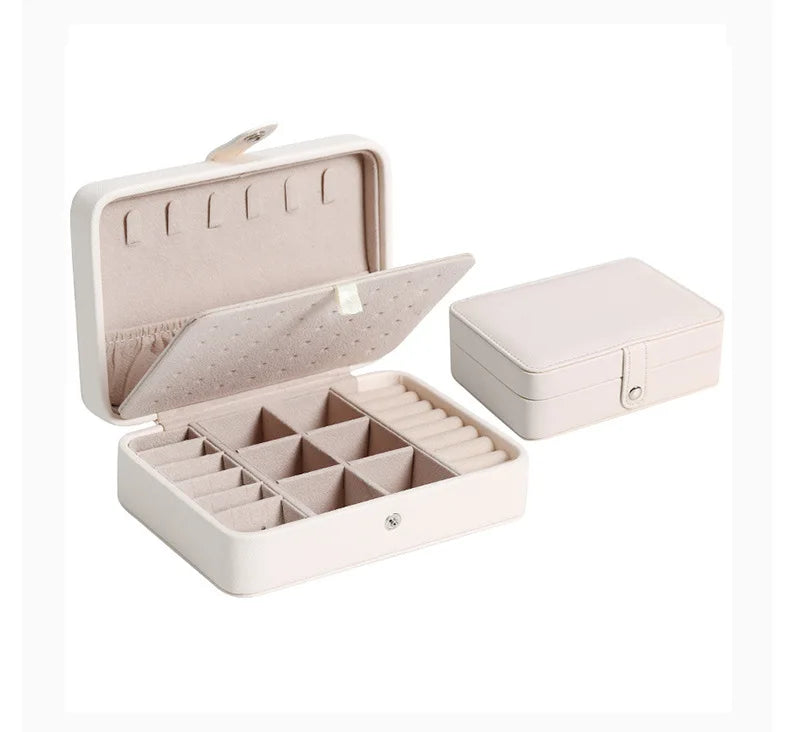 Jewelry Boxes Leather Jewelry Box Organizer Jewelry Display and Packaging Ring Box Suitable for Earrings and Rings
