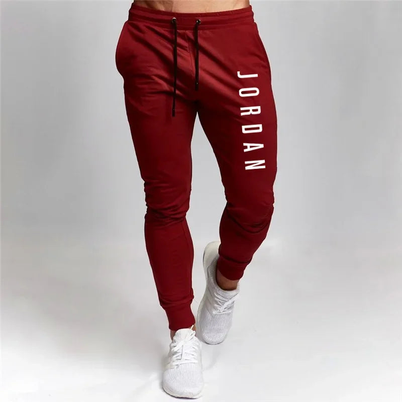 Men Loose and Versatile Stretch Trousers Cross-border Spring and Autumn Sports Pants Casual Pants Slim Casual Sports Pants S-3XL