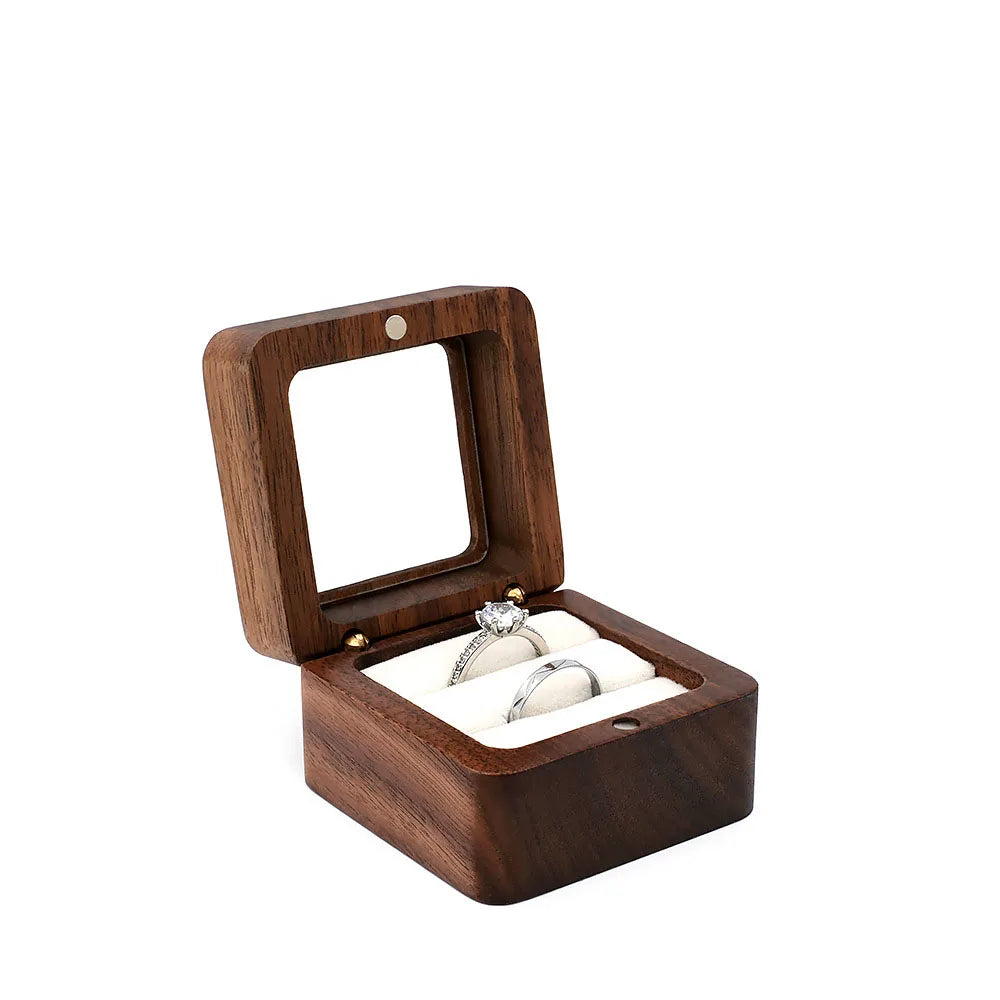Wood Jewelry box wedding ring box Earring Rings Box Jewelry Organizer Box Luxury jewelry gift packaging Box Bracelet package