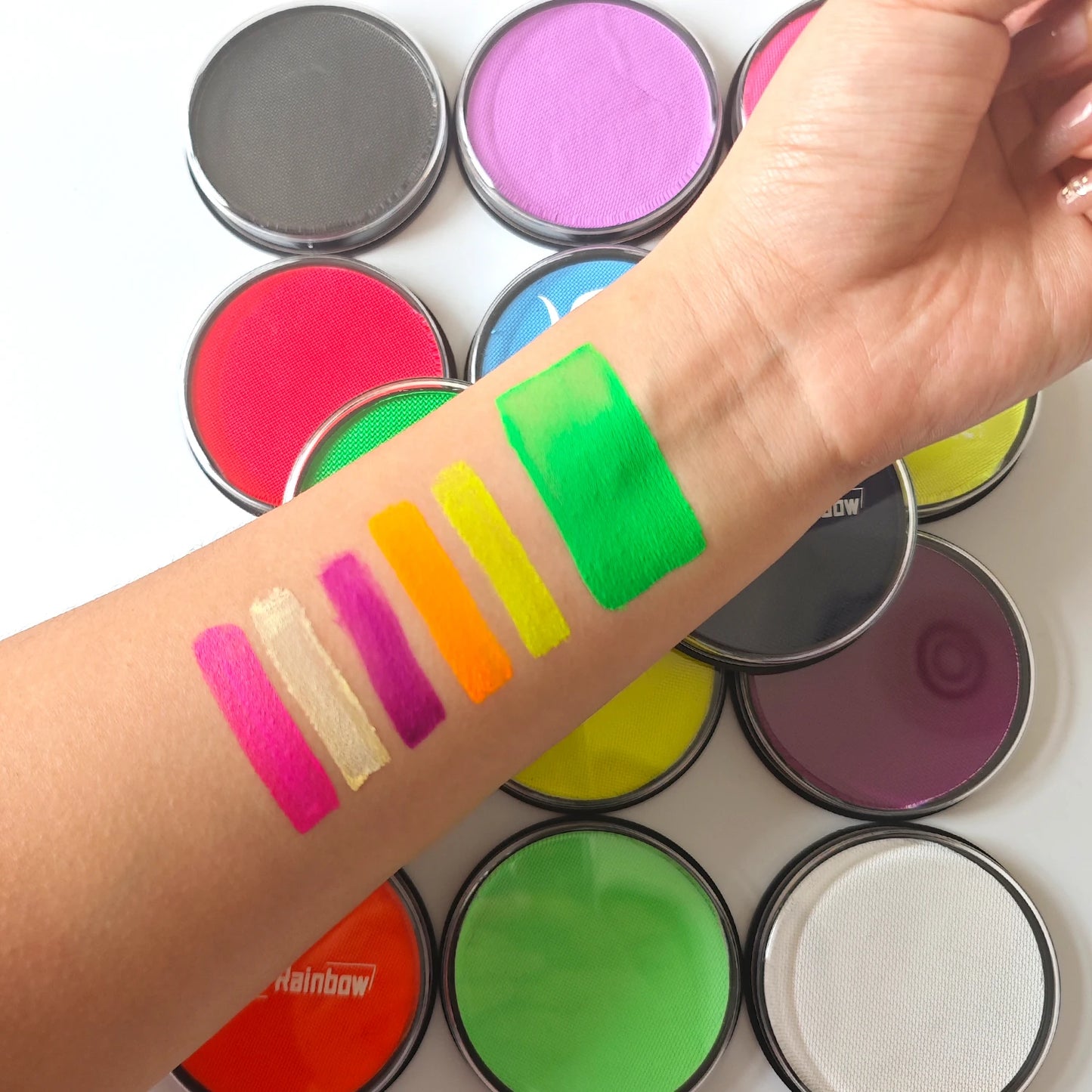 30g Face Paint Professional Matter UV Colors Water Based Makeup Eyeliner Neon Body Art