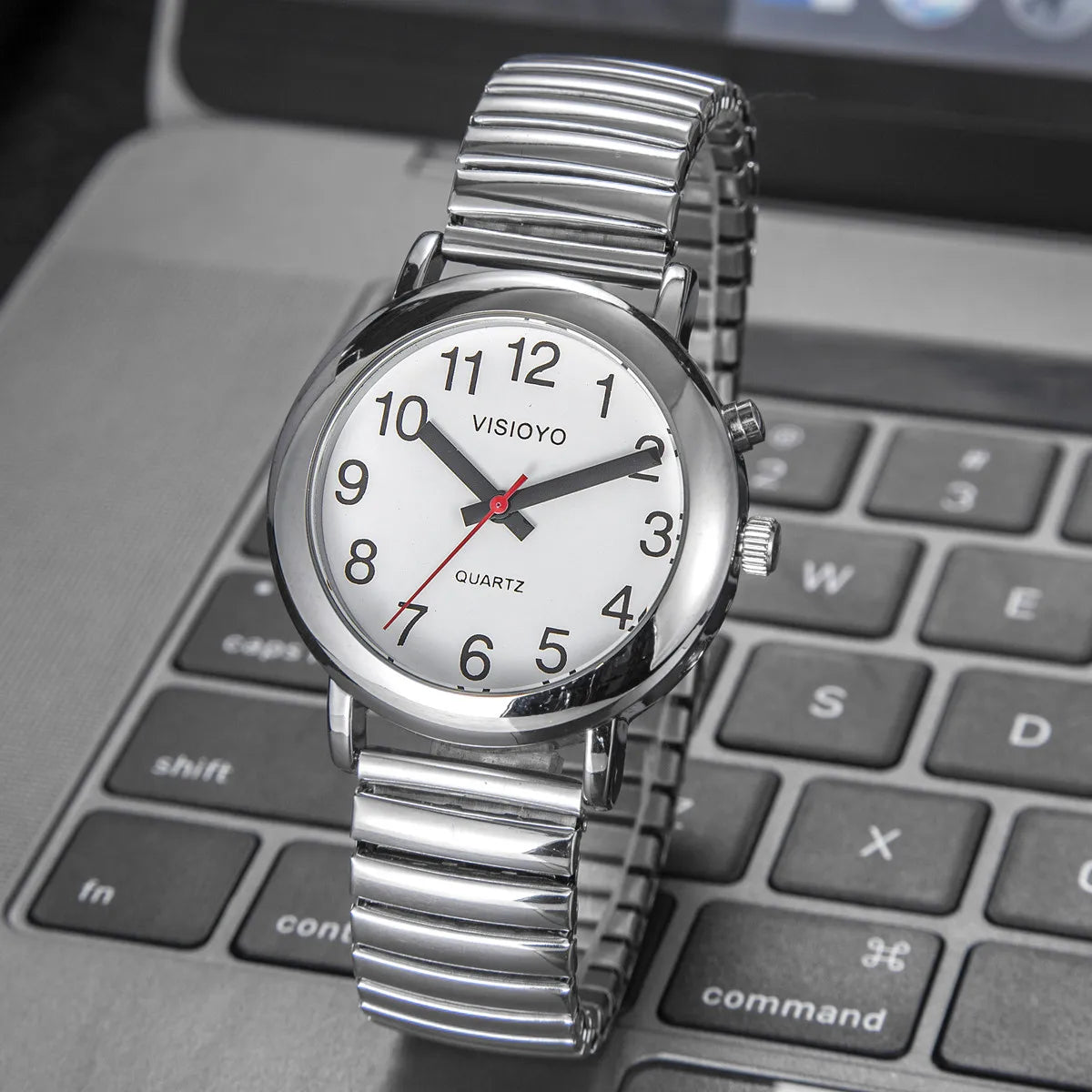 English Talking Watch Clock Watch for Blind Elderly Visually Impaired People