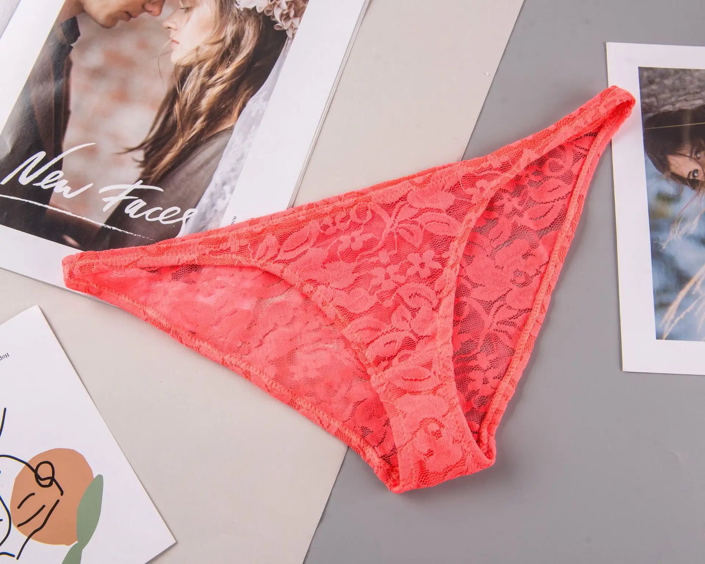 Women's Underwear Sexy Lace Panties Fashion Transparent Comfortable Briefs Low Waist Seamless Underpants Female Sexy Lingerie