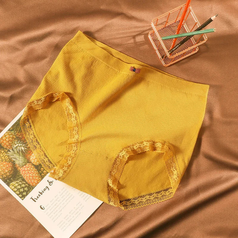 Women's underwear Plus-size XXXXL High elastic Antibacterial Obesity is special briefs lingerie breathable ladies underpants