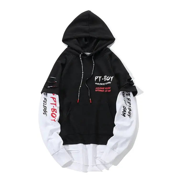 Men's Hoodies Male Casual Sweatshirts Streetwear Y2K Black Man Tops Korean Fashion Stylish Hip Hop Hoody Anime Dacning Clothing