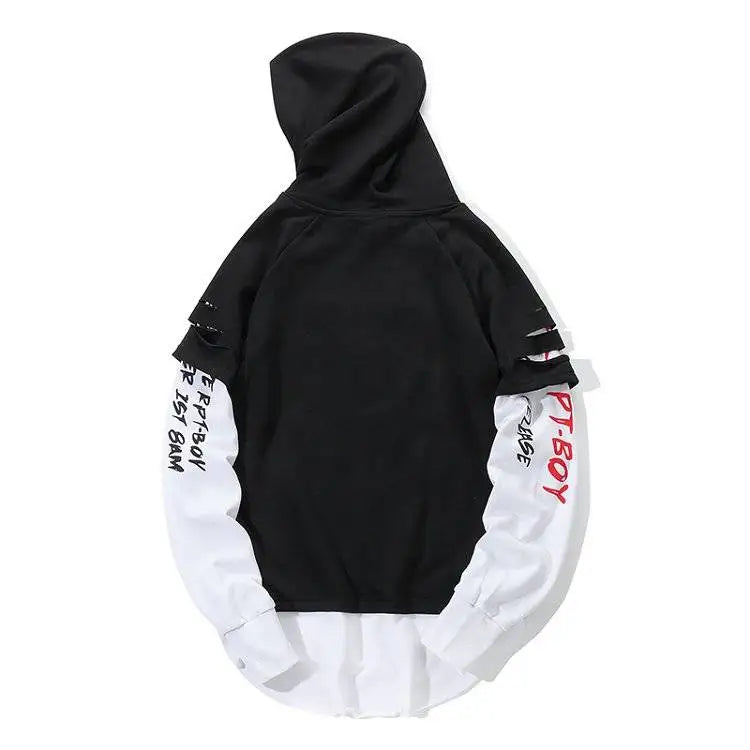 Men's Hoodies Male Casual Sweatshirts Streetwear Y2K Black Man Tops Korean Fashion Stylish Hip Hop Hoody Anime Dacning Clothing