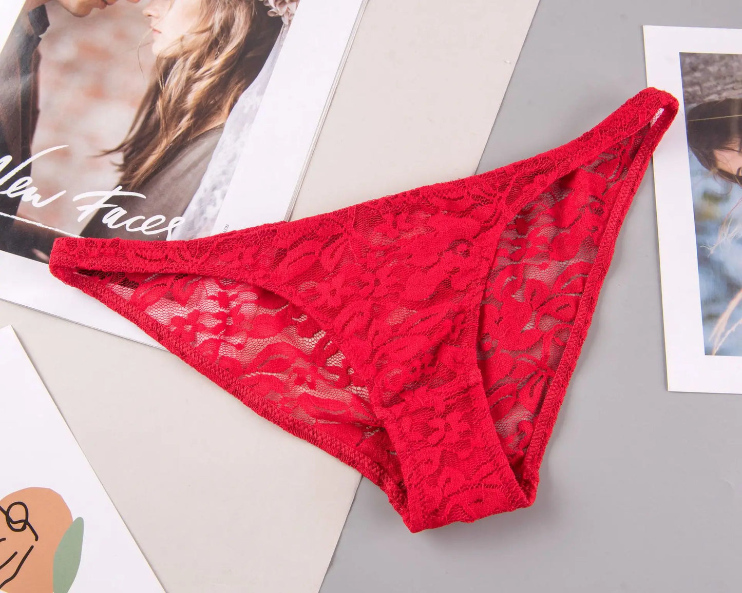 Women's Underwear Sexy Lace Panties Fashion Transparent Comfortable Briefs Low Waist Seamless Underpants Female Sexy Lingerie