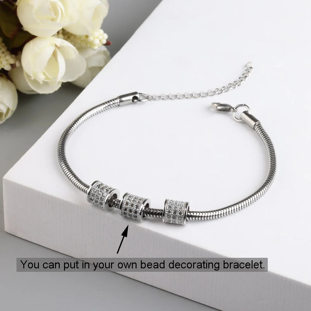 High Quality Stainless Steel Chain Bracelet For Men Women New Trendy Simple Bracelets For Men Charm Jewelry Gifts