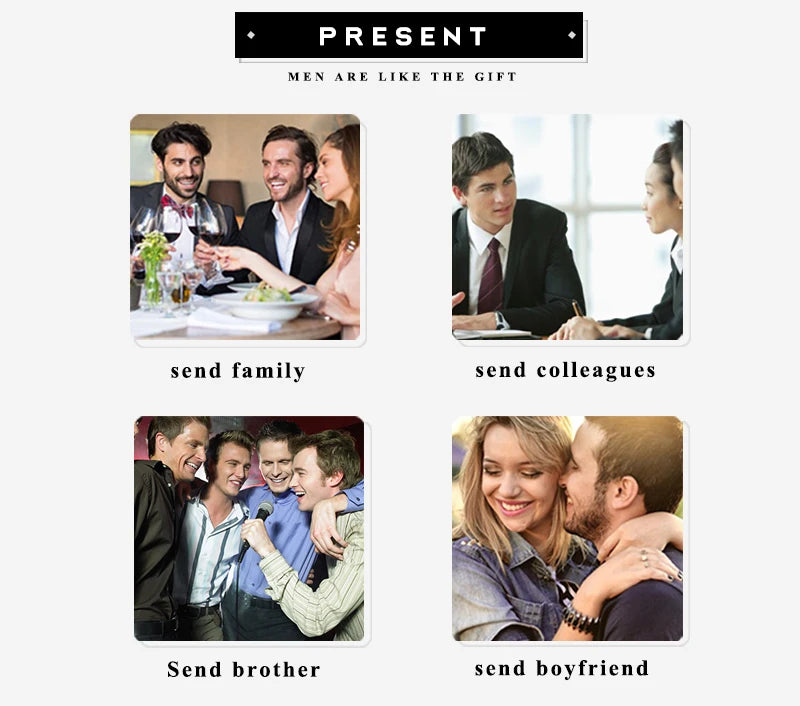 Charm Bracelet for Men High Quality Leather Bracelets Stainless Steel Maginetic Clasp Fashion Men's Bangle Business Male Jewelry