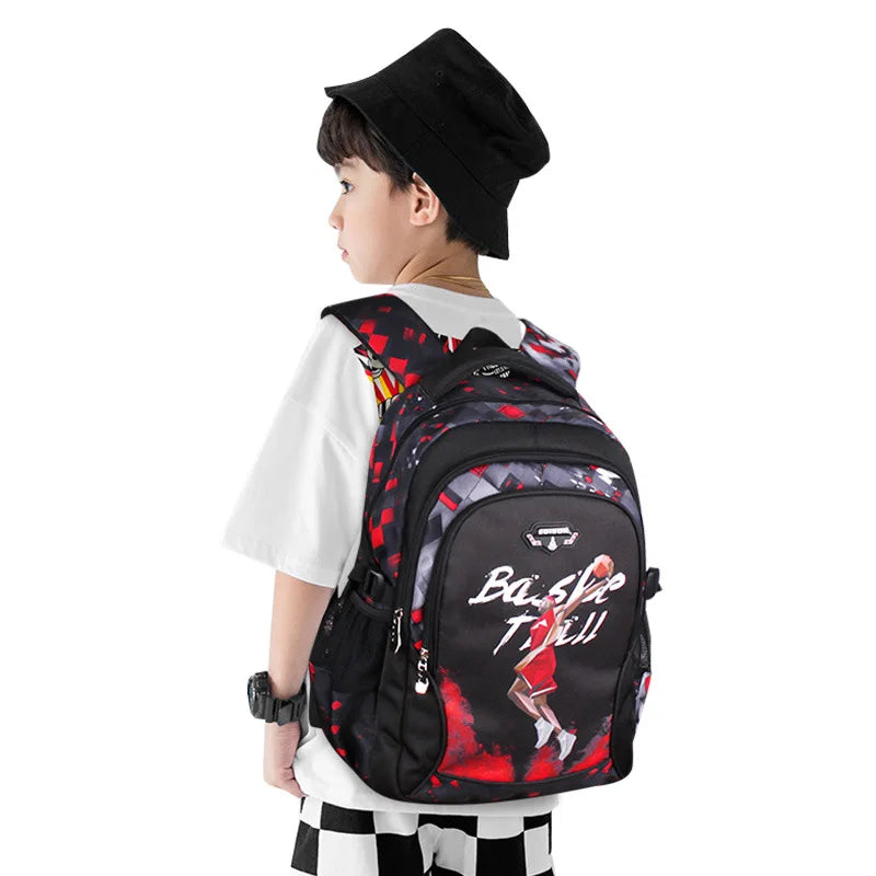 basketball back pack school bags for teenagers boys kids bags children anime backpack boy for primary school children's backpack