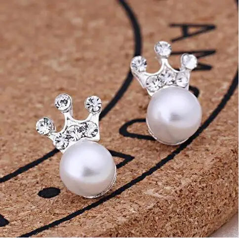 Earrings For Women Pearl Cute Fashion Girls Animal Jewelry Trend Rabbit Flower Heart Fruit Cherry Butterfly