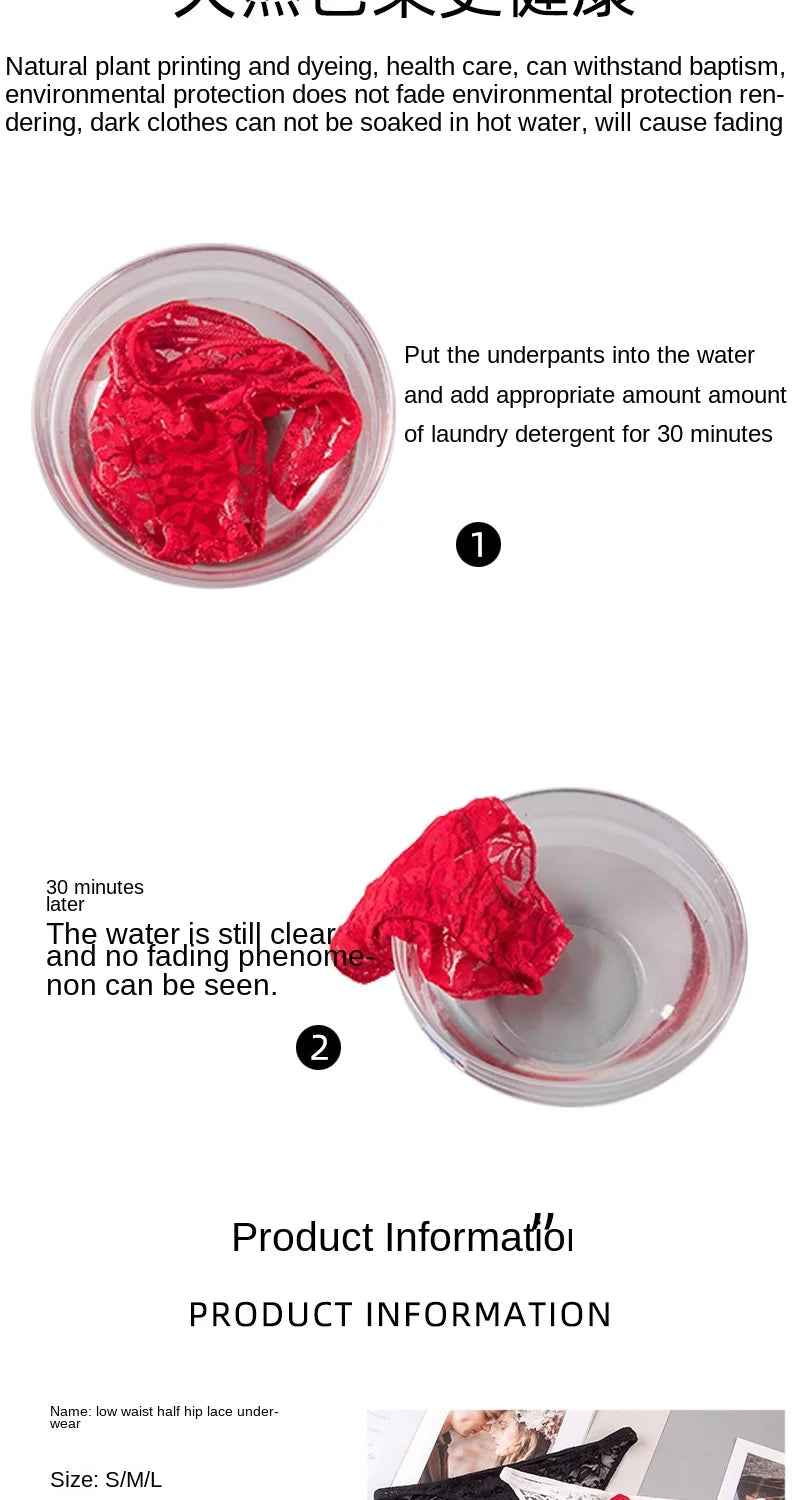 Women's Underwear Sexy Lace Panties Fashion Transparent Comfortable Briefs Low Waist Seamless Underpants Female Sexy Lingerie