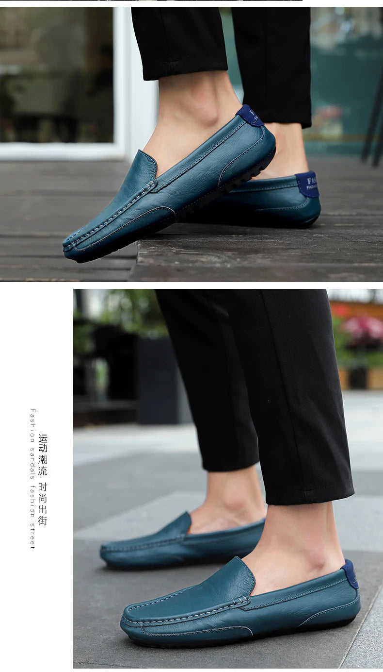 Men's shoes 2023 Casual fashion Men's casual wear Formal men's driving shoes Casual men leather shoes