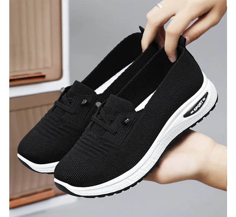 Women's Shoes 2025 Casual Sneakers Breathable Mesh Chunky Sole Affordable Free Shipping