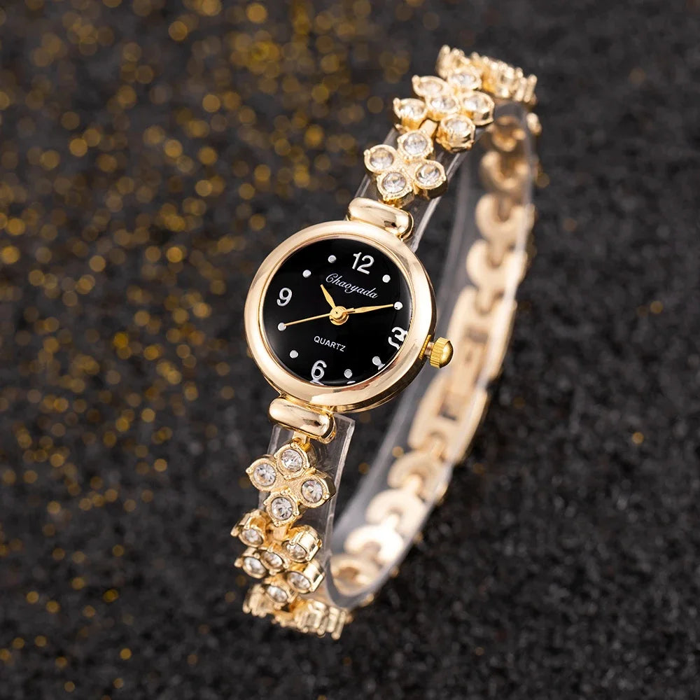 Women's Watches Set Fashion Elegant Small Dial Women Quartz Bracelet Watch Luxury Simple Ladies Wristwatch Clock Gifts relogio