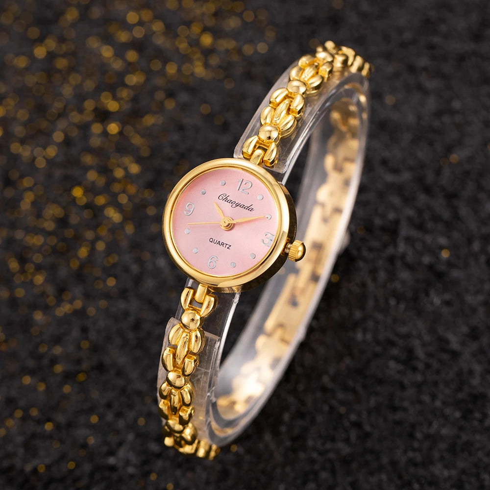 Women's Watches Set Fashion Elegant Small Dial Women Quartz Bracelet Watch Luxury Simple Ladies Wristwatch Clock Gifts relogio
