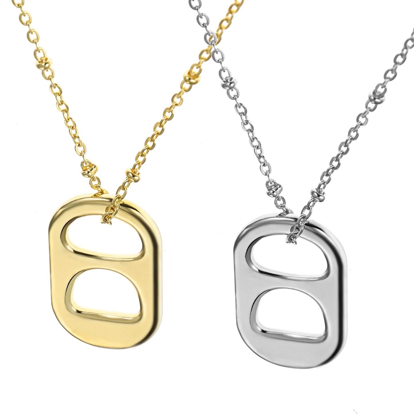 2 Pcs Pull-up Necklace Necklaces for Women Trendy Vintage Pretty Can Jewellery Alloy Girls Girlfriend