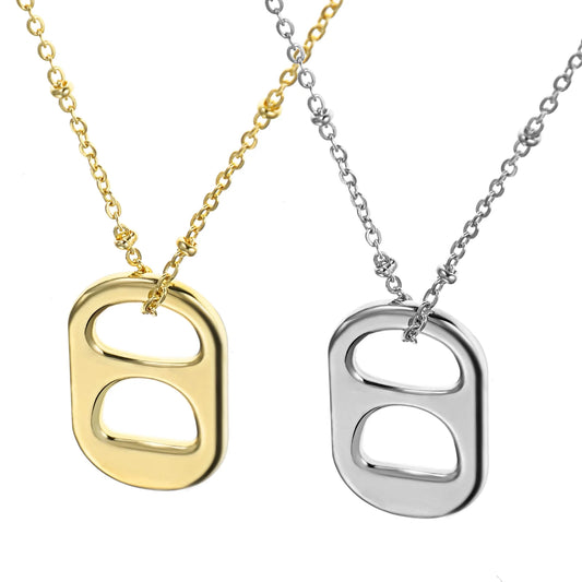 2 Pcs Pull-up Necklace Necklaces for Women Trendy Vintage Pretty Can Jewellery Alloy Girls Girlfriend