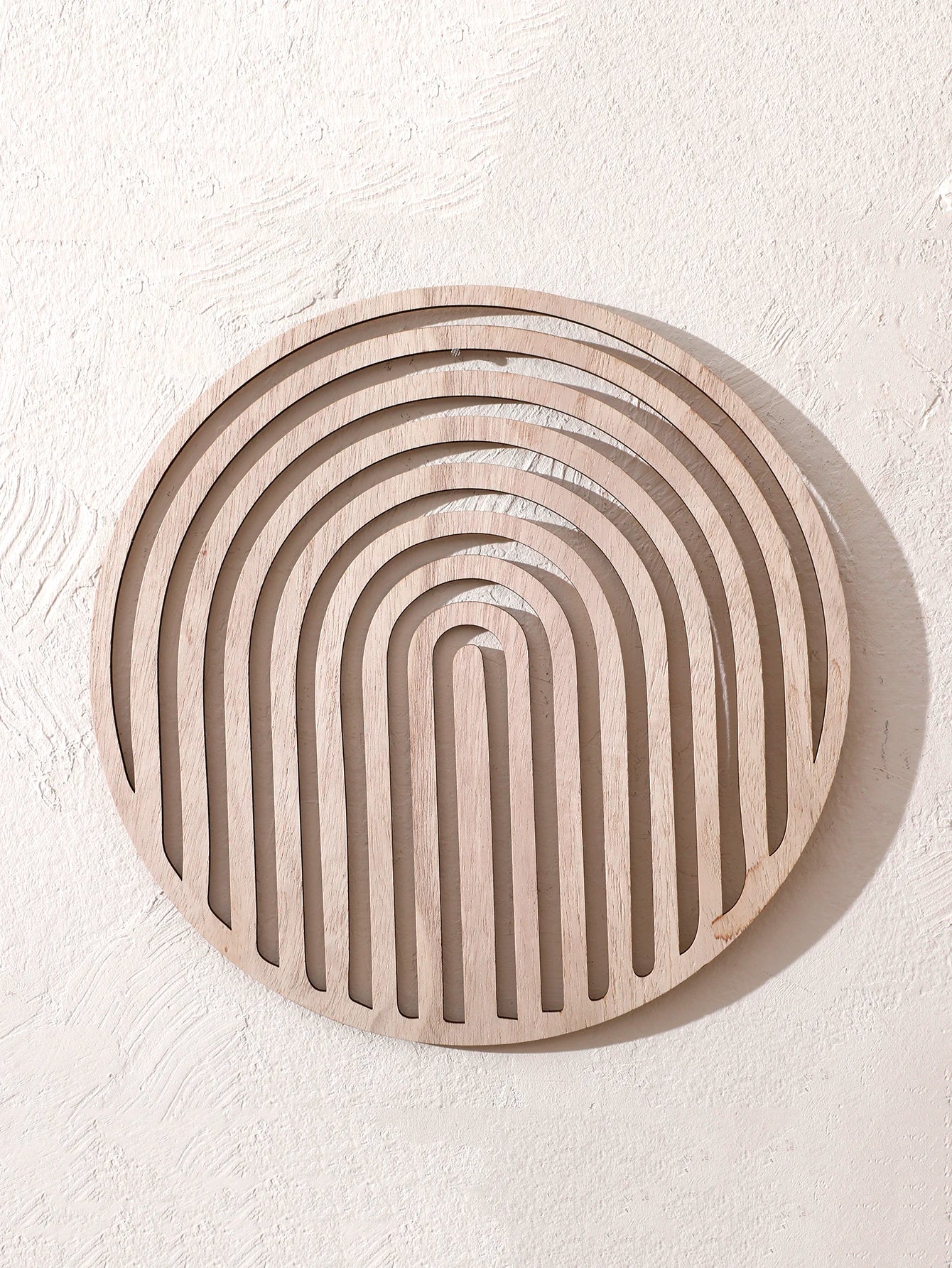 Natural Wooden Wall Hanging Wall Art Decor Water Ripples Wall Hanging Decoration Wall Decor Boho Wall Accent for Living Room