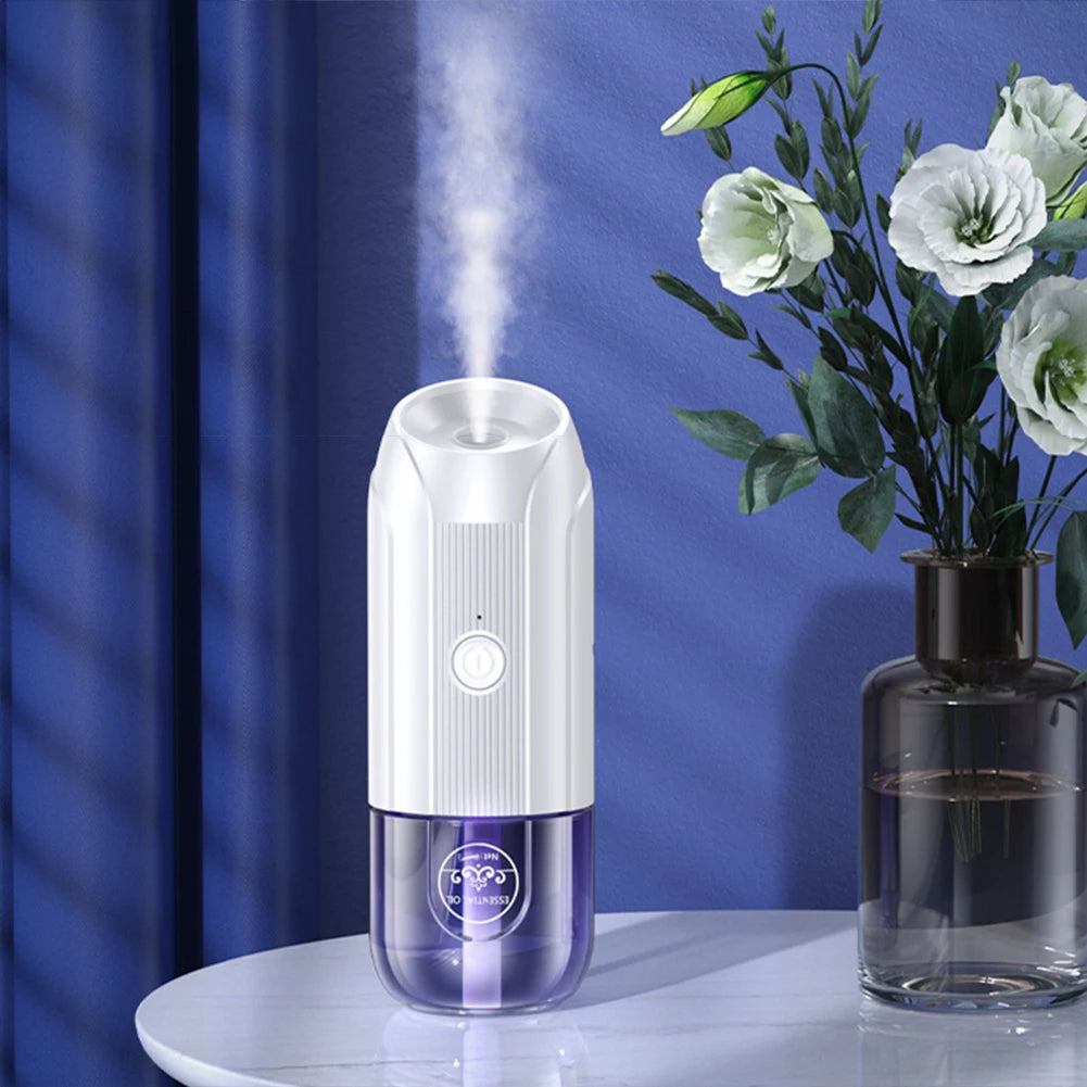 Mini Aromas Diffuser Portable Quiet Large Fog Volume Fragrance Sprayers 3 Modes Automatic Aromatherapys Diffuser For Home