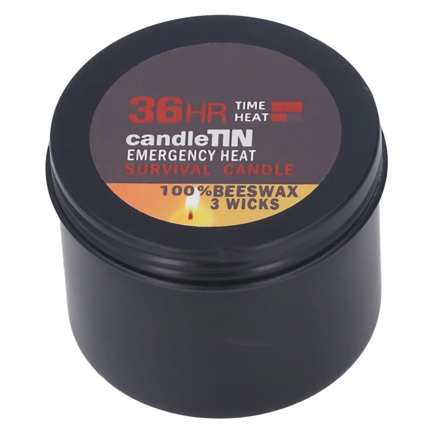 Survival Candle Widely Used Romantic Ambience Natural 36 Hours Burning Long Lasting Candles 3 Wicks For Home Outdoor Camping