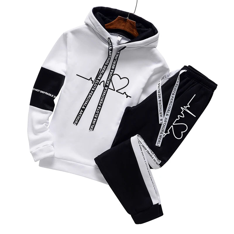 Hoodies Sportswear Sweatshirts for Men Comfortable Autumn Winter Sports Casual Fashion Versatile Sweatpants Daily Dressing Men's