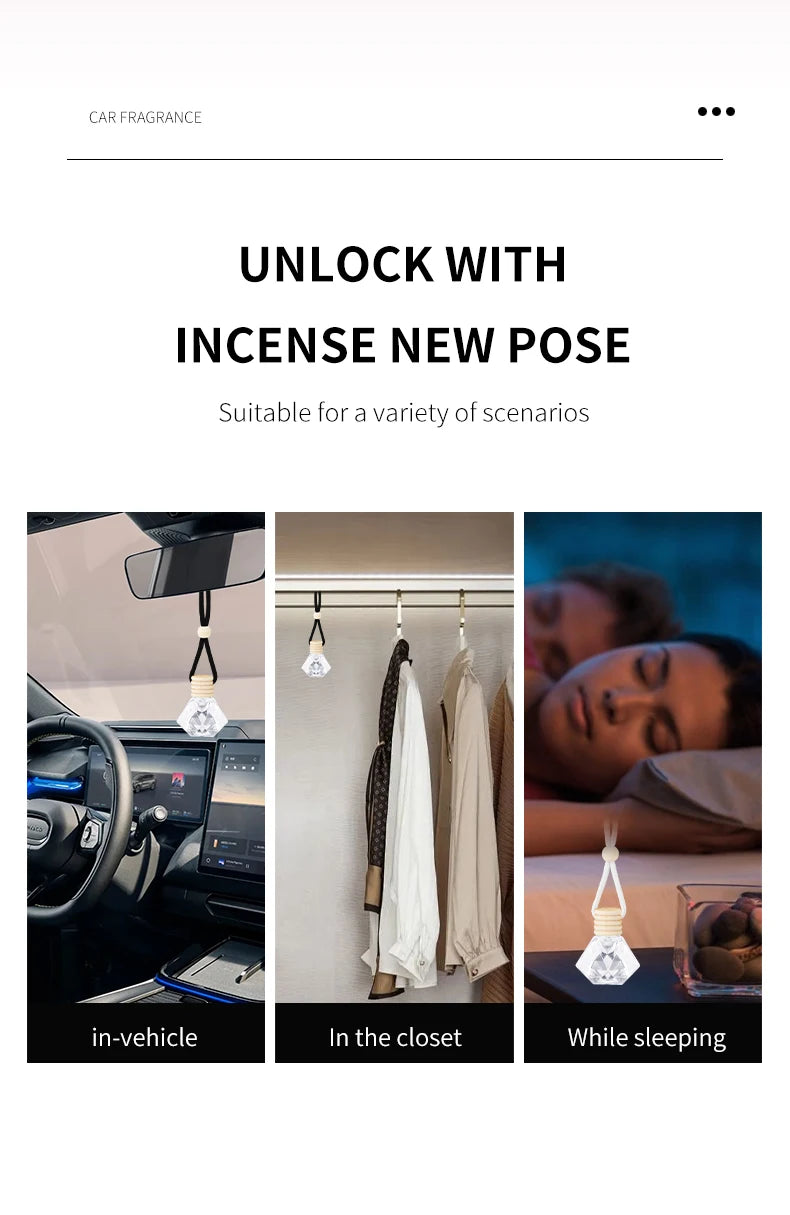 Perfume Car perfume, a car fragrance used for car interior accessories, a long-term car air freshener, keep charming and fresh