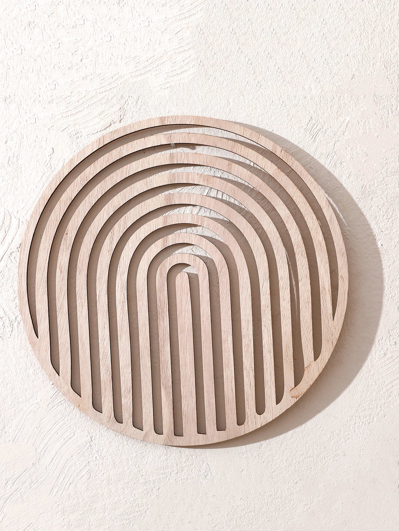 Natural Wooden Wall Hanging Wall Art Decor Water Ripples Wall Hanging Decoration Wall Decor Boho Wall Accent for Living Room