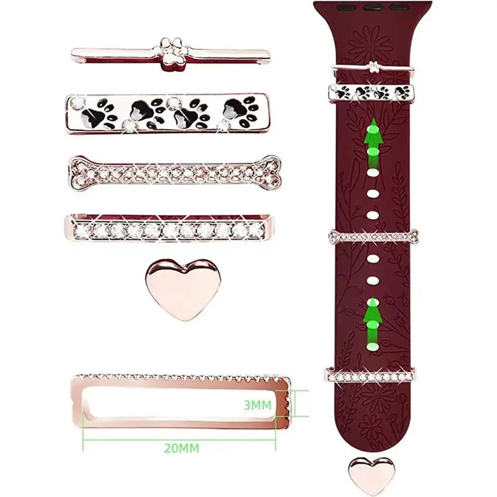 Creative Bracelet Brooch Decorative Ring Wristbelt Charms Watch Band Ornament Strap Accessories