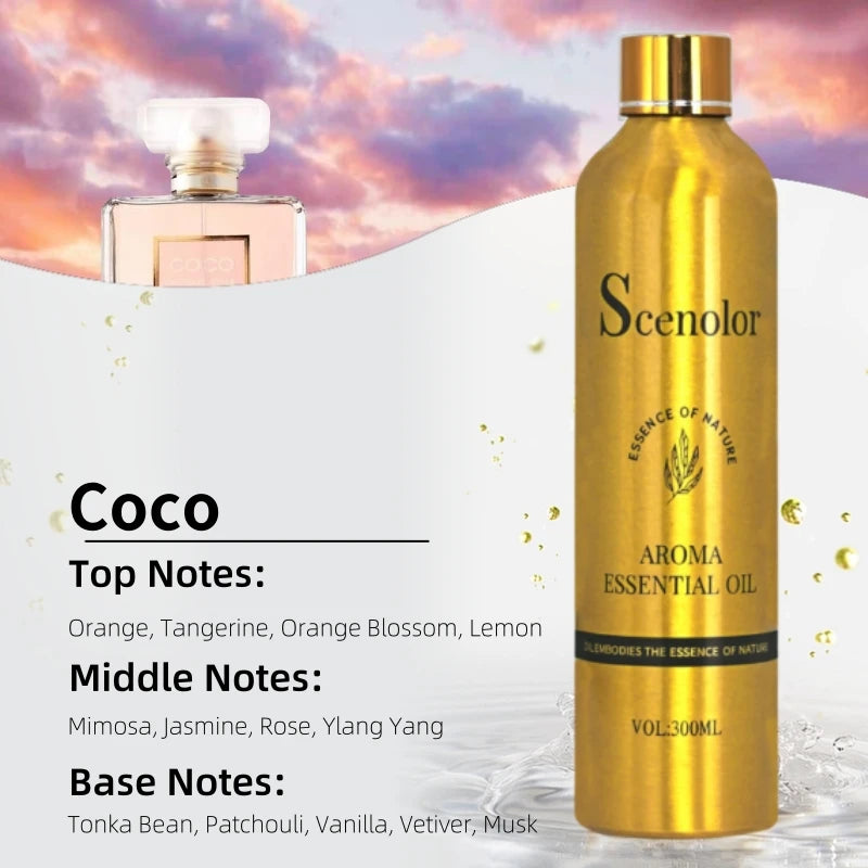 Hotel Perfume Top Selling Essential Oil 300ml Home Scent air Freshener For Aroma Diffuser Machine Pure Plant Extrat Fragrance