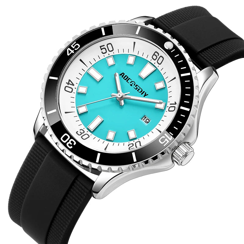 Fashion New Watches for Men Multi Functional Luminous Date Quartz Wrist Watch Man Clock Leisure Sports Waterproof Men's Watch