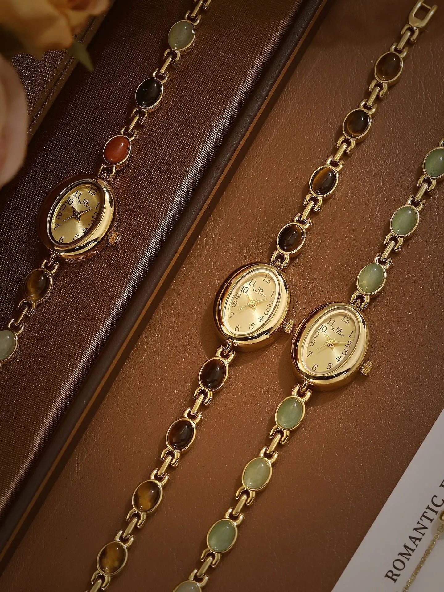 Watches For Woman Natural Jade Small Bracelet Quartz Wristwatch 2025 NEW Female Watch Vintage