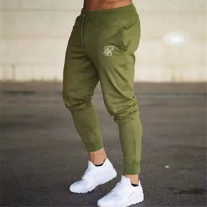 2025 new Men's pants, summer casual pants, men's novelty, running sportswear, sports pants, Harajuku streetwear, slim pants