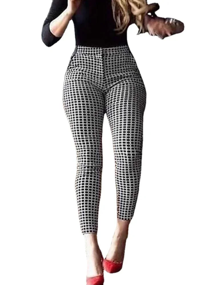Fashion Casual Women trousers High Waist  Skinny Pants Female Trousers Pants Casual Pants