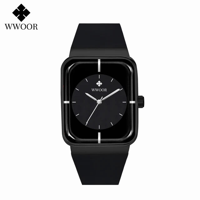 WWOOR  Men's Watches Top Brand Luxury Watch For Men Gold Fashion Stainless Steel Waterproof Quartz Wristwatch  Relogio Masculino
