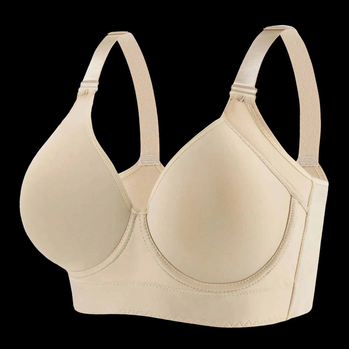 Western sizes of underwear  with steel rims, gathered together to prevent sagging, sporty and beautiful back, deep V-bra