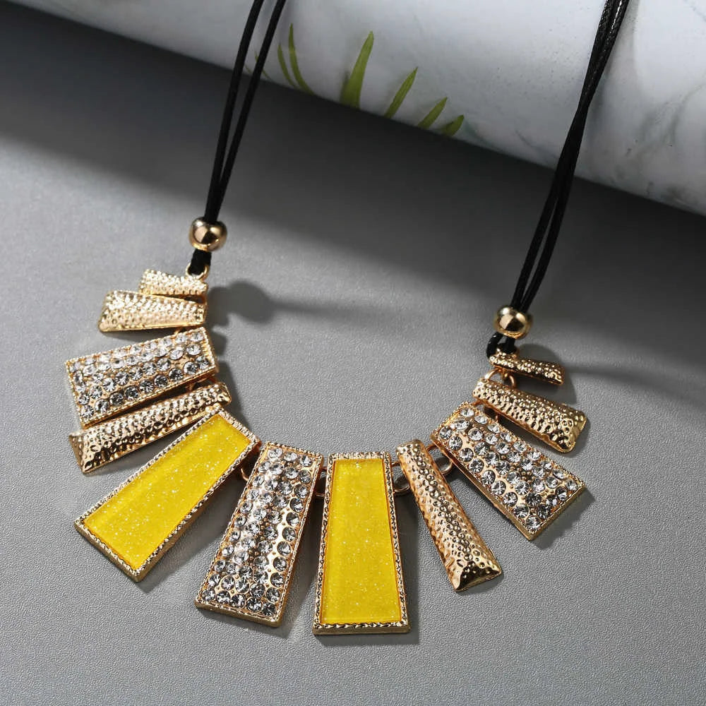 Statement Necklaces & Pendants Collier Femme For Women Fashion Boho Colar Vintage Maxi Accessories Jewelry Bijoux Christmas Gift