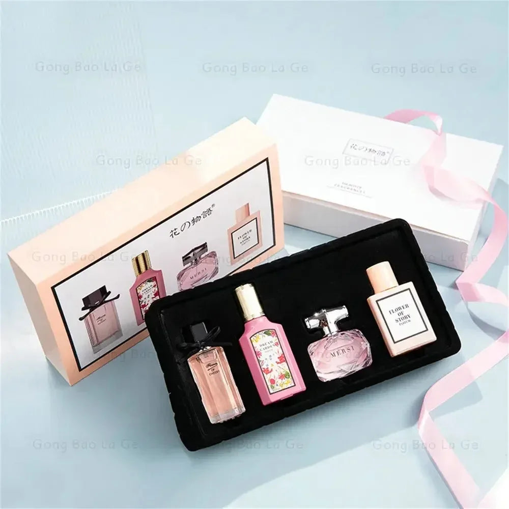 3*25ml+30ml Brand Perfume Women Gift Box four-piece Set Floral Pheromone Long-lasting Scent Exude feminine charm духи женские