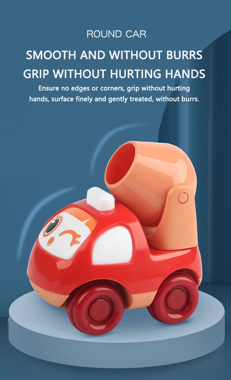Children's Toy Car Inertial Car Fire Engineering Car Early Education Educational Toys 1-3 Years Old Small Gift