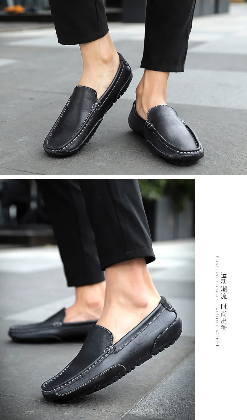 Men's shoes 2023 Casual fashion Men's casual wear Formal men's driving shoes Casual men leather shoes