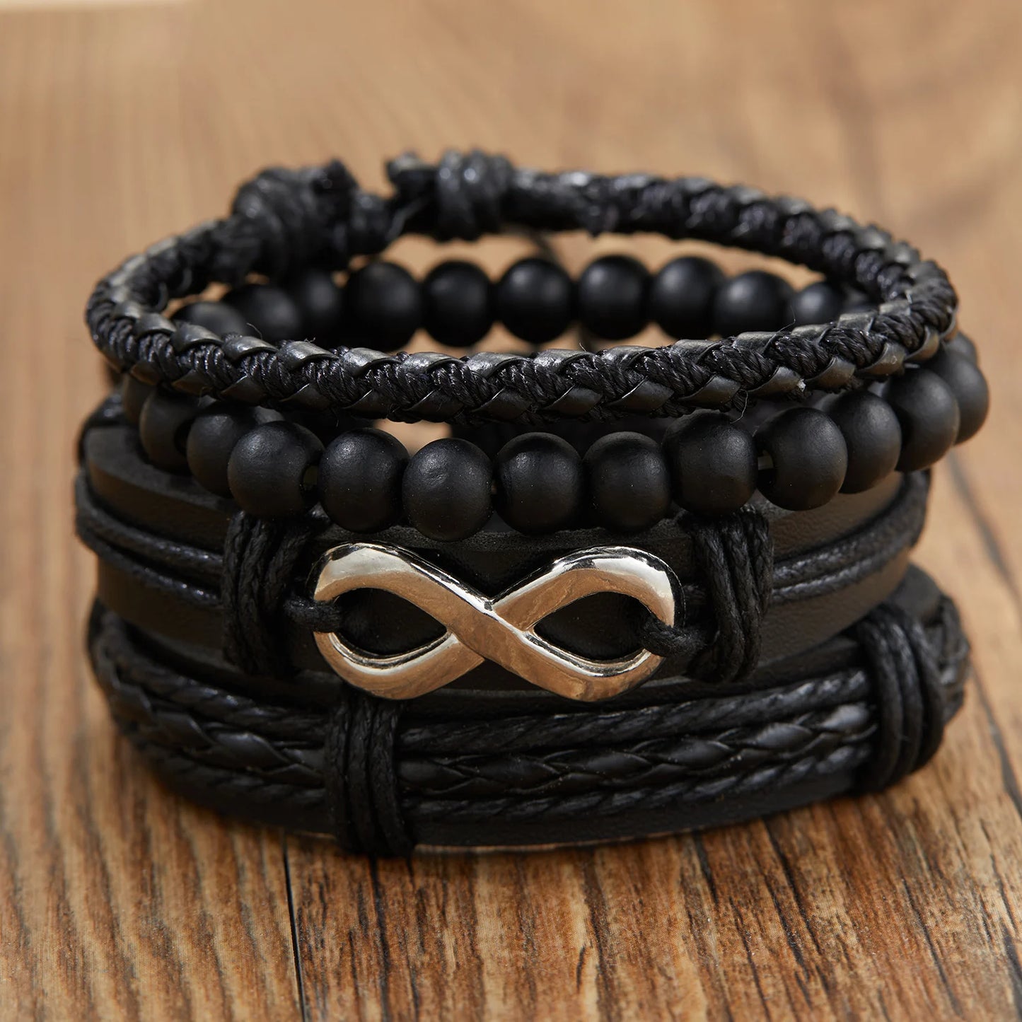 Trendy Leather Bracelets Men Women Vintage Brown Multilayer Braided Rope Bracelets Charm Wrap Wristbands Jewelry Pulsera Hombre