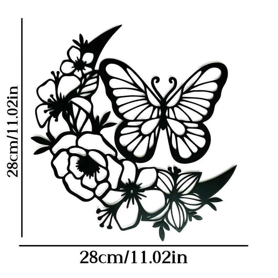 HelloYoung Mandala Wall Art, Lotus Flower Mandala Metal Wall Art, Metal Wall Art Spiritual Deco, Wall decor metal wall hanging，