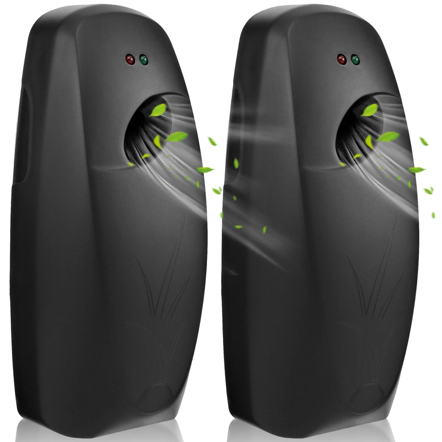 2Pcs Air Fresher Dispenser Wall-Mounted 300ML Liquid Automatic Perfume Spray WIth 3 Adjustable Mode for Home Fragrance Dispenser