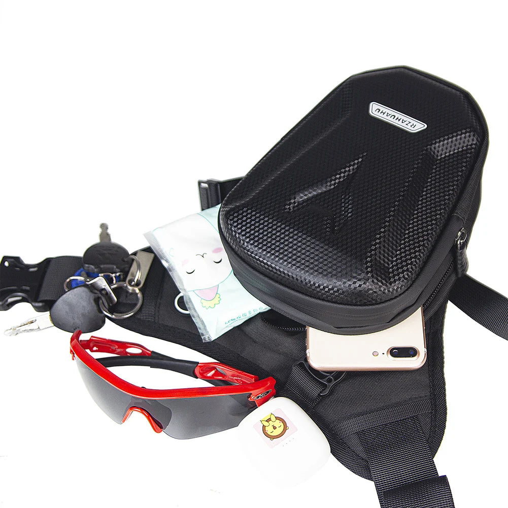 Motorcycle Drop Waist Leg Bag Motorcycle Bag Motorbike Leg Side Bag Waterproof Phone Purse Thigh Belt Hip Bum Fanny Pack Bags