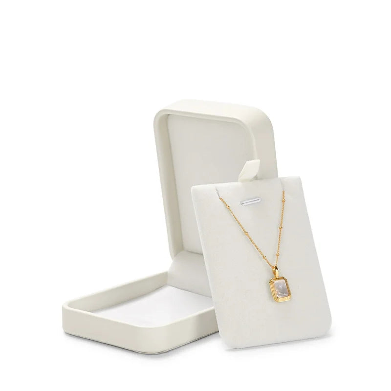 Oirlv Jewelry Ring Box Jewelry Organizer Ring Earrings Necklace Pendant Bracelet Storage Box Packaging Box Gift Case for Wedding