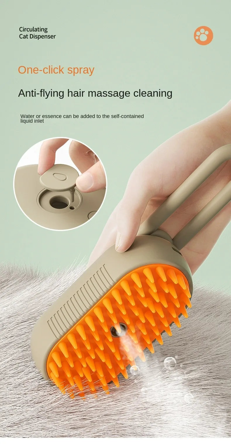 Pet Electric Spray Comb for Cats and Dogs Spray Massage Comb Cat Float Hair Cleaning Cleaning Supplies  Acessorios Wholesale