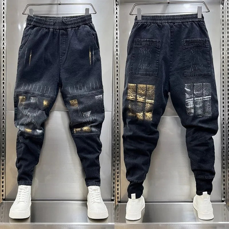 2024 Men's Pants High Street Fashion Joggers Pants Men Casual Men Clothing Haren Pants Streetwear Trousers Men