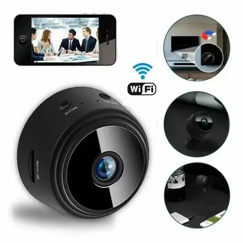 Smart Home A9 Mini Camera: WiFi Remote HD Surveillance & Wireless Monitoring in Compact Design