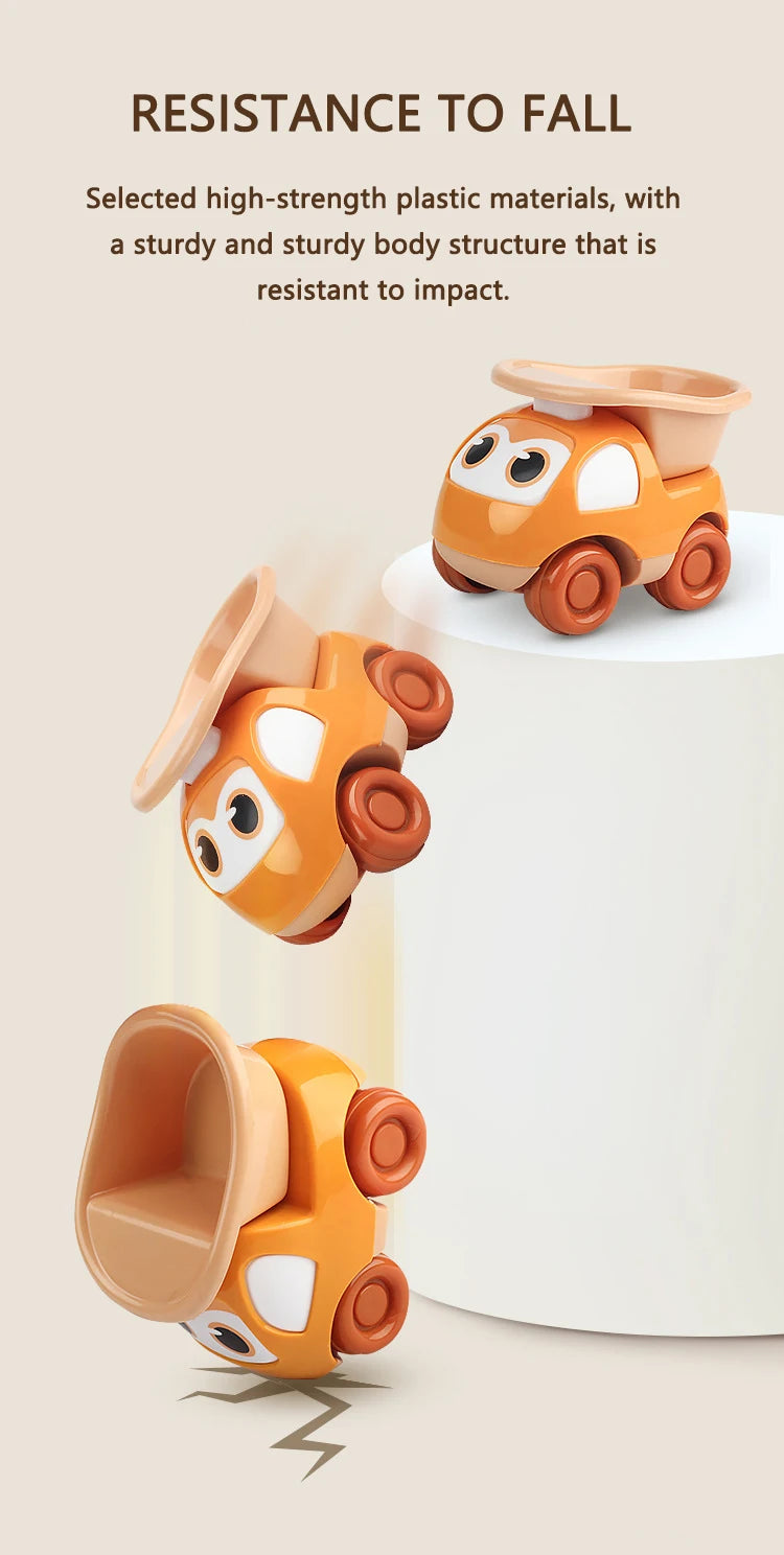 Children's Toy Car Inertial Car Fire Engineering Car Early Education Educational Toys 1-3 Years Old Small Gift