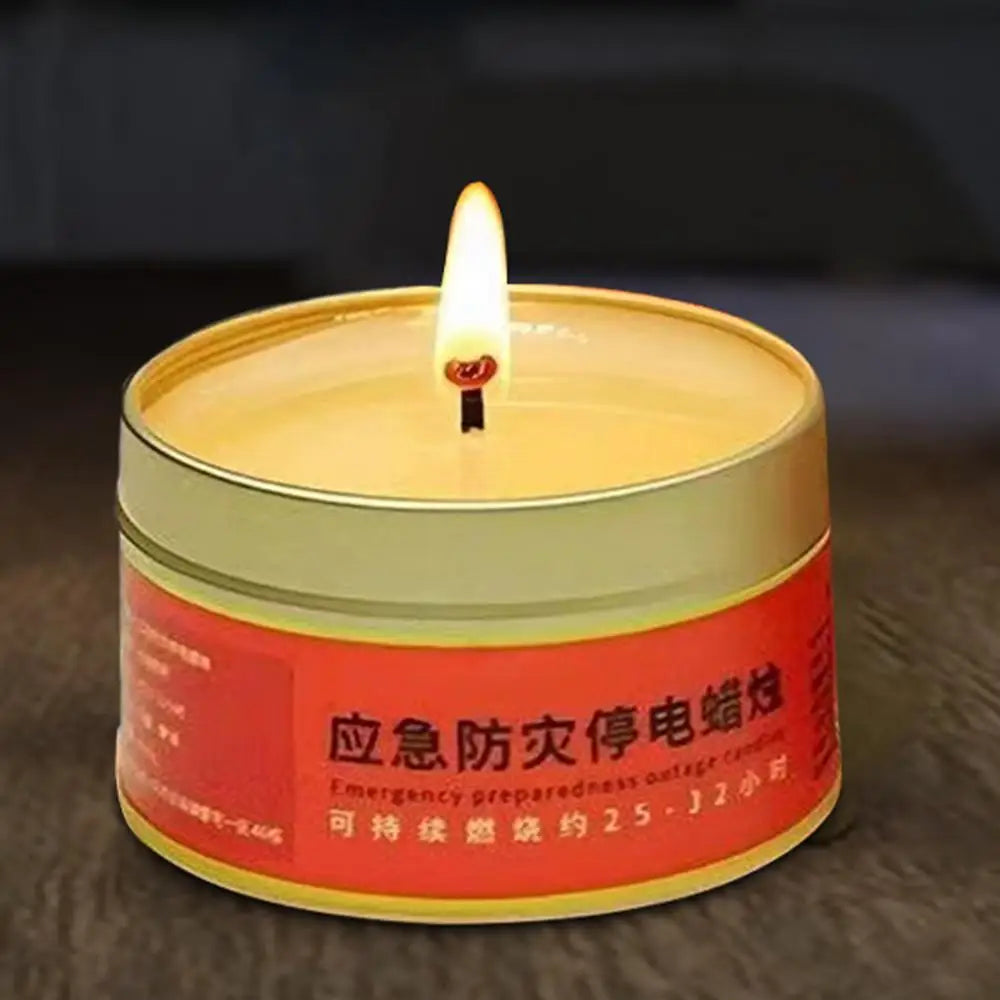 25-32 Hours Long Burning Survival Candles Smokeless Emergency disaster prevention candles Portable Power Outage Candle