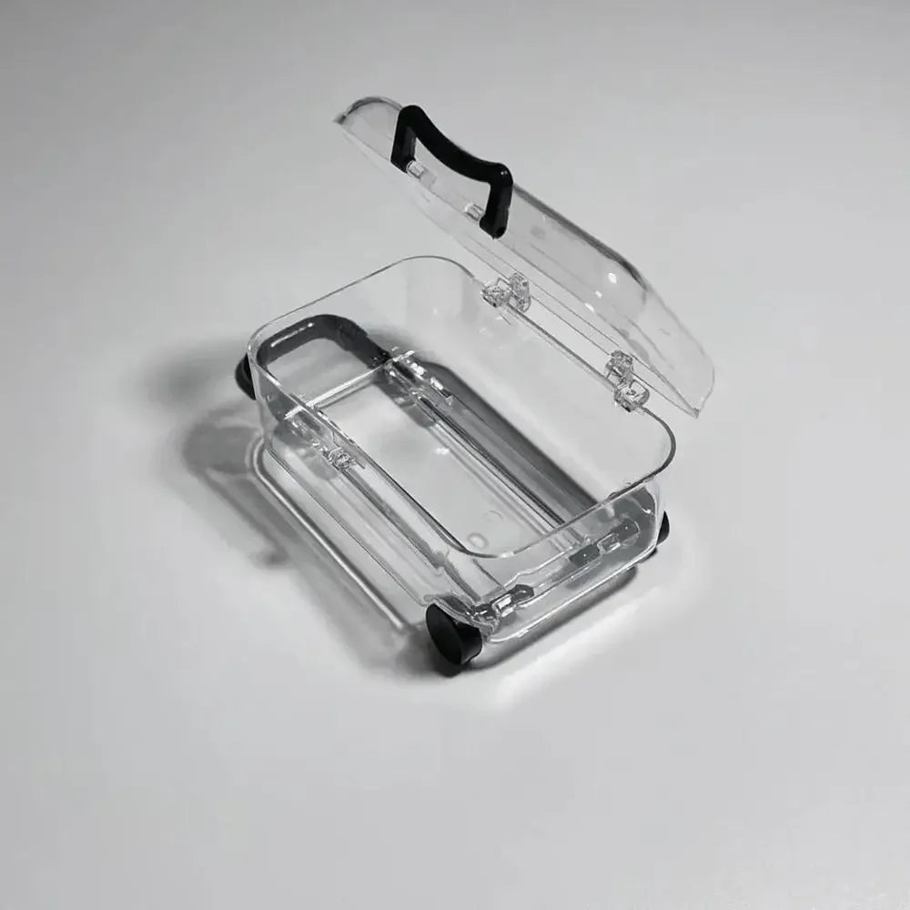 Mini Luggage Jewelery Storage Box Cute Clear Trolley Suitcase Candy Box Creative Jewelry Display Case Wedding Gift Packaging Box